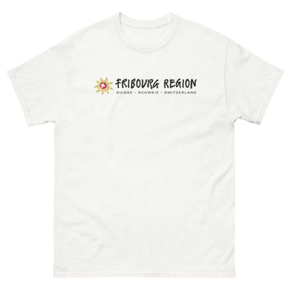 T-shirt Fribourg blanc - Nostalgie Suissesse en style