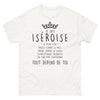 T-shirt Isère blanc - Humour et fier de l'être
