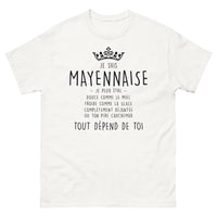 Thumbnail for T-shirt Mayenne blanc - Je suis douce et imprévisible
