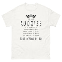 Thumbnail for T-shirt Audois blanc - Douce comme le miel, froide comme la glace