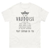T-shirt Vaudoise blanc - Douce comme le miel, froide comme la glace