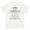 T-shirt Landais blanc - Douce comme le miel, esprit complexe