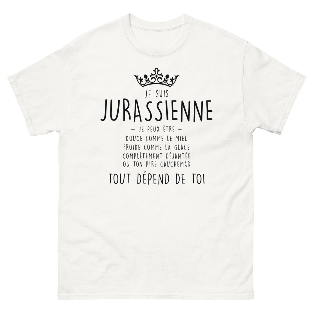 T-shirt Jura blanc - Douce comme le miel, déjantée