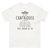 Thumbnail for T-shirt Cantal blanc - Je suis Cantalouse, douceur et audace