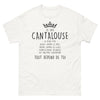T-shirt Cantal blanc - Je suis Cantalouse, douceur et audace