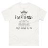 T-shirt Égyptienne blanc - Douce ou déjantée à vous de choisir
