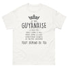 T-shirt Guyanaise blanc - Douce comme le miel ou ton pire cauchemar