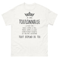 Thumbnail for T-shirt Toulonnaise blanc - Je suis Toulonnaise