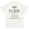 T-shirt Picardie blanc - Douceur et folie en Miel