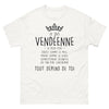 T-shirt Vendéenne blanc - Je suis Vendéenne : douce, déjantée