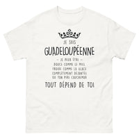 Thumbnail for T-shirt Guadeloupe blanc - Douceur et humour déjanté