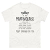 T-shirt Martinique blanc - Je suis Martiniquaise : du miel à la glace