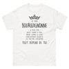T-shirt Bourgogne blanc - Je suis Bourguignonne, douce ou déjantée