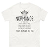 T-shirt Normande blanc - Douce, froide, déjantée ou cauchemar