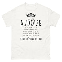Thumbnail for T-shirt Audois blanc - Je suis Audoise, douce comme le miel