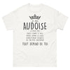 T-shirt Audois blanc - Je suis Audoise, douce comme le miel