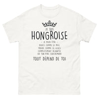 Thumbnail for T-shirt Hongrois blanc - Douce, glacée, déjantée