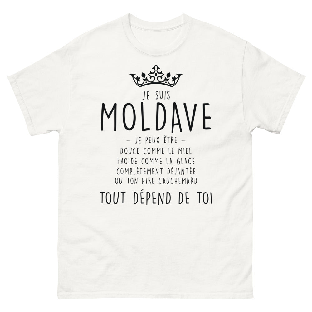 T-shirt Moldave blanc - Douce comme le miel, froide comme la glace
