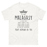 Thumbnail for T-shirt Madagascar blanc - Douceur et folie malgache