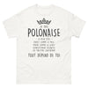 T-shirt Pologne blanc - Je suis Polonaise : douce comme le miel