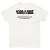 T-shirt Normandie blanc - Capitale du monde et berceau de l'humanité