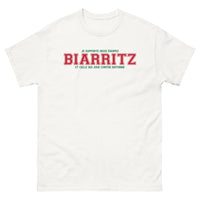 Thumbnail for T-shirt Biarritz blanc - Je supporte deux équipes