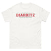 T-shirt Biarritz blanc - Je supporte deux équipes