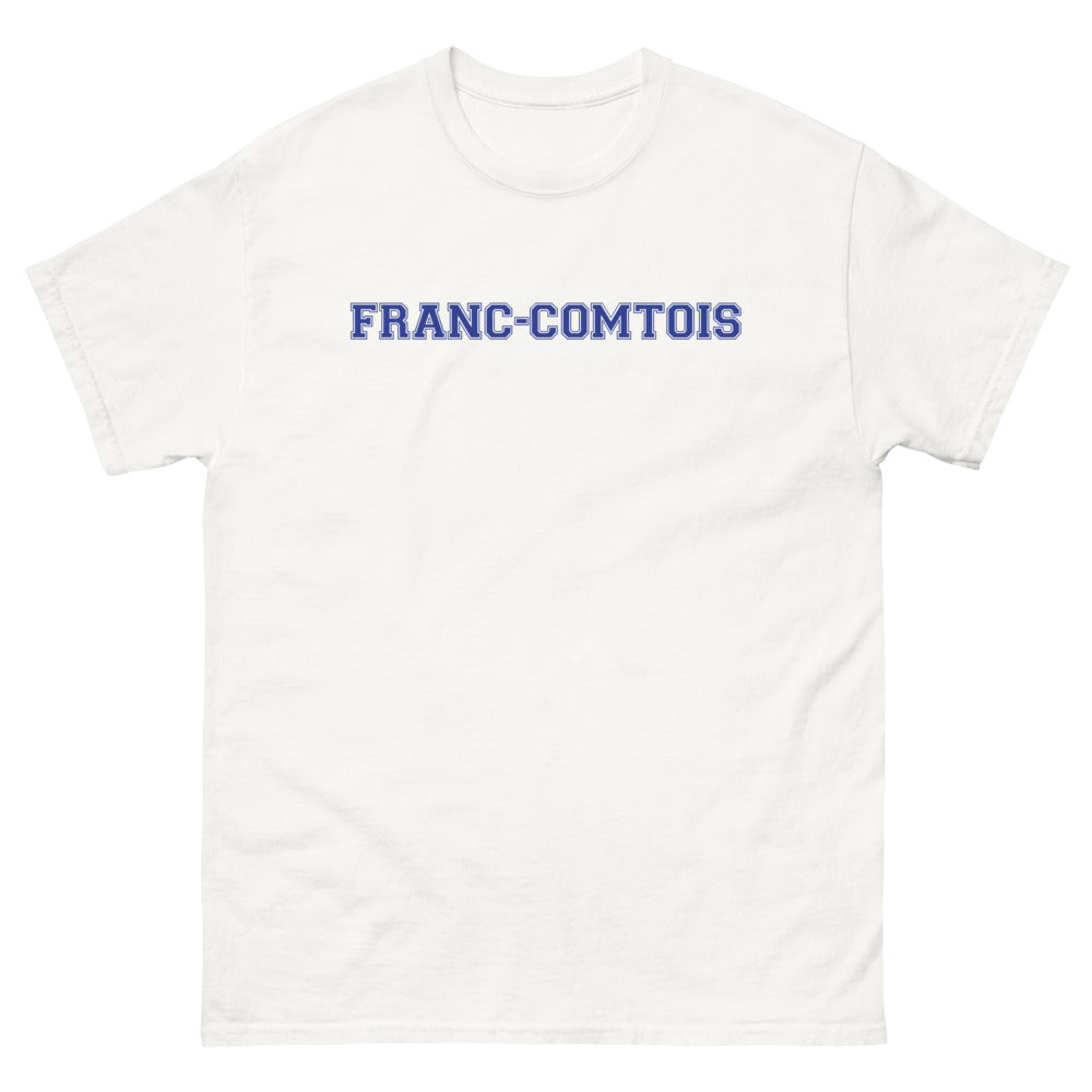 T-shirt Bourgogne blanc - Impossible n'est pas Franc-Comtois