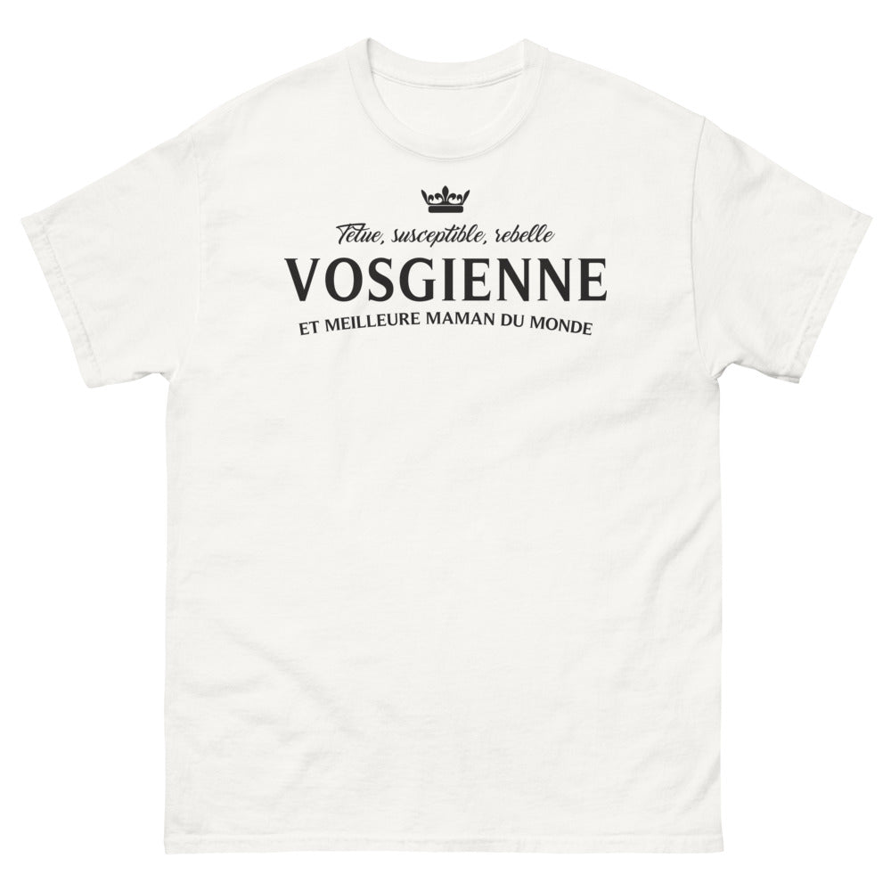 T-shirt Vosgien blanc - Meilleure Maman du Monde