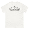 T-shirt Valais maman blanc - Têtue, Susceptible et Rebelle