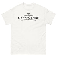 Thumbnail for T-shirt Gaspésienne blanc - Parfaite et inégalable