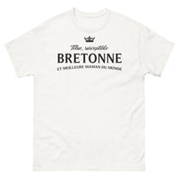 Thumbnail for T-shirt Bretagne blanc - Têtue, Susceptible, Meilleure Maman du Monde