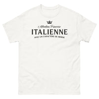 Thumbnail for T-shirt Italie blanc - Attention Princesse avec Caractère