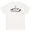 T-shirt Italie blanc - Attention Princesse avec Caractère