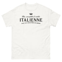 Thumbnail for T-shirt Italie blanc - Caractère audacieux et humoristique