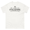 T-shirt Italie blanc - Caractère audacieux et humoristique
