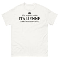 Thumbnail for T-shirt Italie blanc - Têtue, susceptible, rebelle, meilleure maman