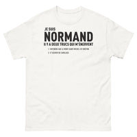 Thumbnail for T-shirt Normandie blanc - Je suis Normand et fier !