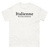 T-shirt Italie blanc - Fierté italienne avec humour
