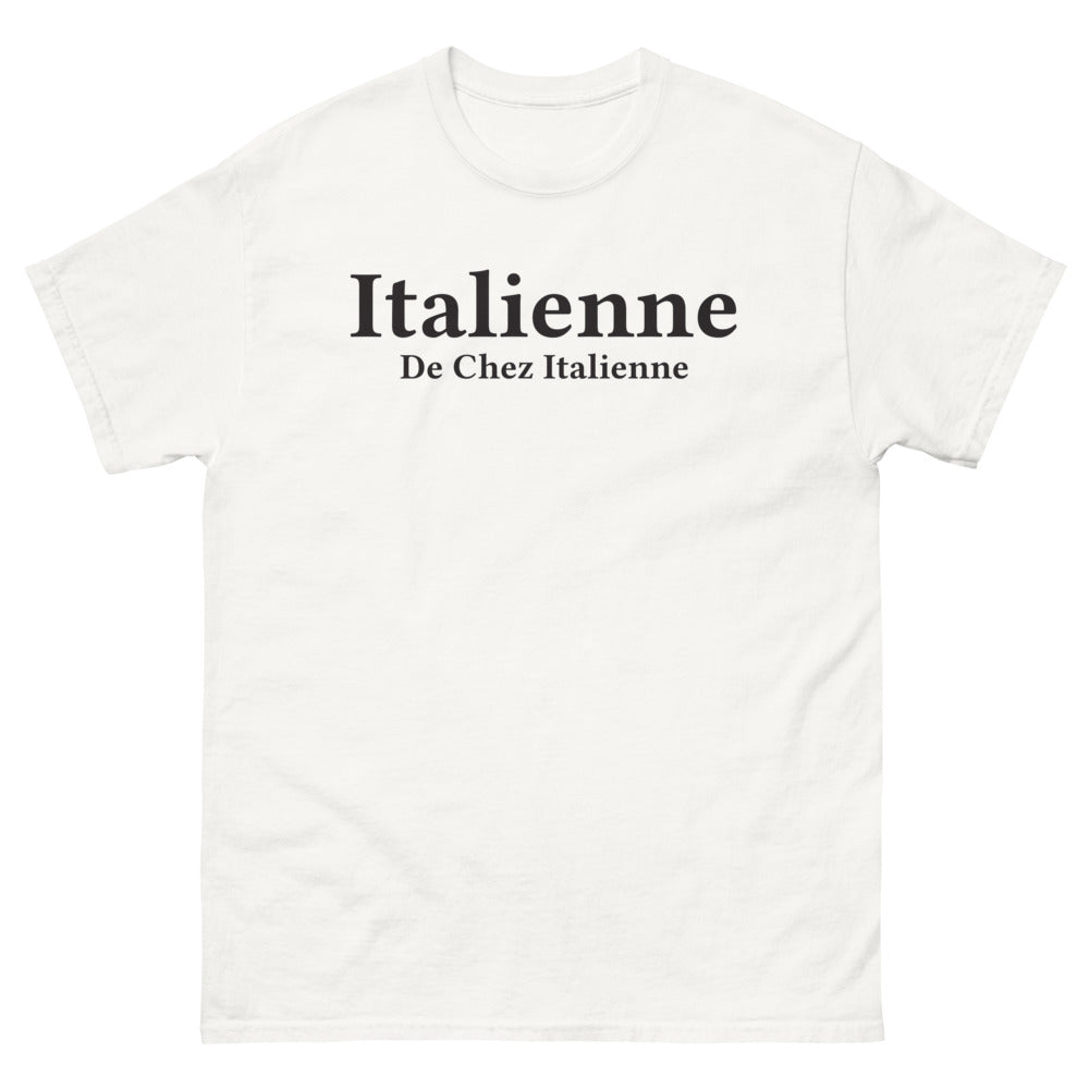 T-shirt Italie blanc - Italienne de chez Italienne