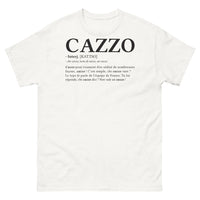 Thumbnail for T-shirt Italie blanc - Cazzo Interj Kat humoristique