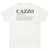 T-shirt Italie blanc - Cazzo Interj Kat humoristique