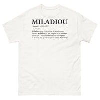 Thumbnail for T-shirt Sud-Ouest blanc - design Miladiou avec humour