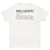 T-shirt Sud-Ouest blanc - design Miladiou avec humour