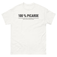 Thumbnail for T-shirt Picarde blanc - Fierté et Avertissement