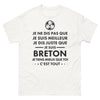 T-shirt Bretagne blanc - Je ne dis pas que je suis meilleur, mais breton !