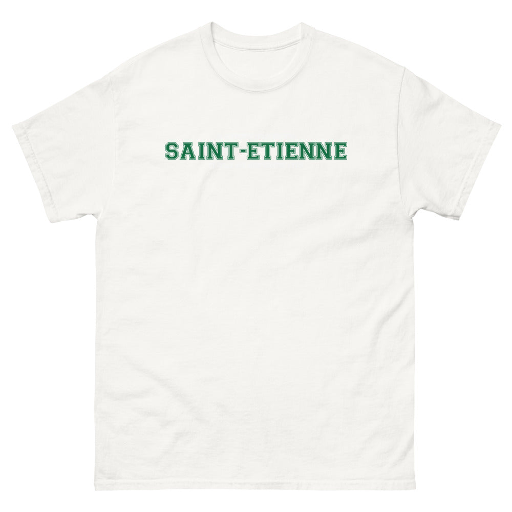 T-shirt Rhône-Alpes blanc - Je supporte Saint-Étienne et Lyon