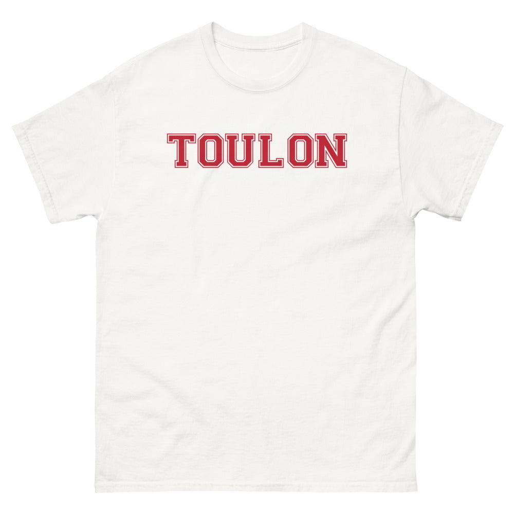 T-shirt Toulon blanc - Je supporte Toulon et Clermont