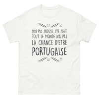Thumbnail for T-shirt Portugal blanc - Sois Pas Jalouse, être Portugaise