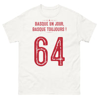 Thumbnail for T-shirt Basque blanc - Basque Un Jour, Basque Toujours